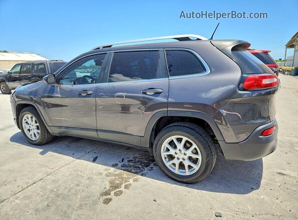 1C4PJLCB7HD232318 2017 JEEP CHEROKEE Gray Rear left