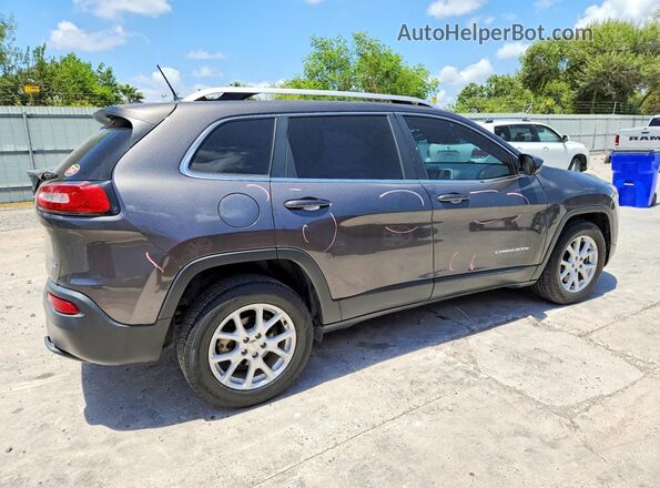 1C4PJLCB7HD232318 2017 JEEP CHEROKEE Gray Rear right