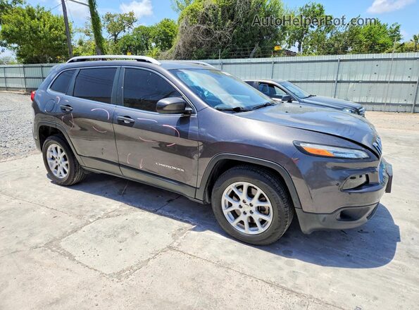 1C4PJLCB7HD232318 2017 JEEP CHEROKEE Gray Front right