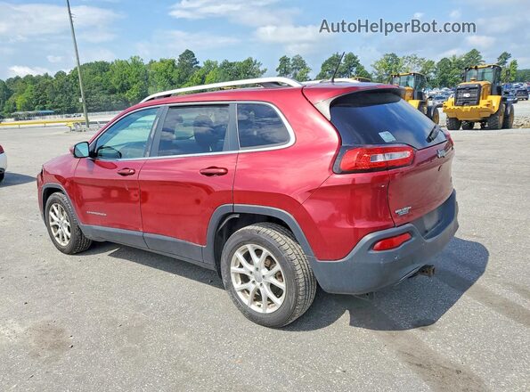 1C4PJLCB7HW640662 2017 JEEP CHEROKEE Burgundy Հետևի ձախ
