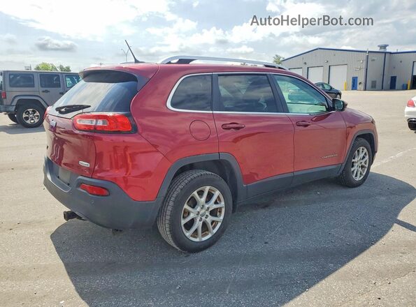 1C4PJLCB7HW640662 2017 JEEP CHEROKEE Burgundy Հետևի աջ