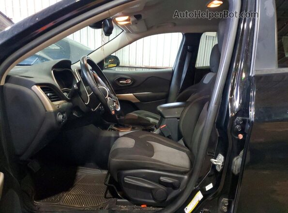 1C4PJLCB7JD557458 2018 JEEP CHEROKEE Black Vista interior delantera