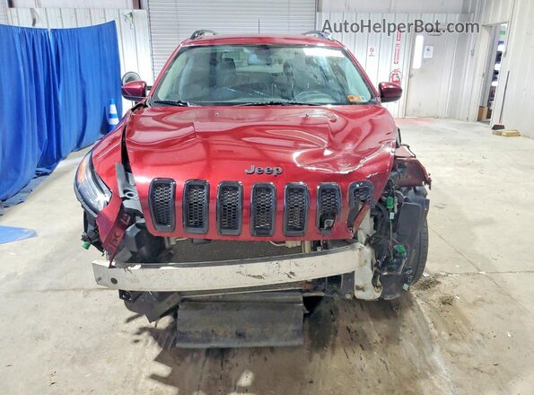 1C4PJLCB7JD612166 2018 JEEP CHEROKEE Maroon Widok z przodu