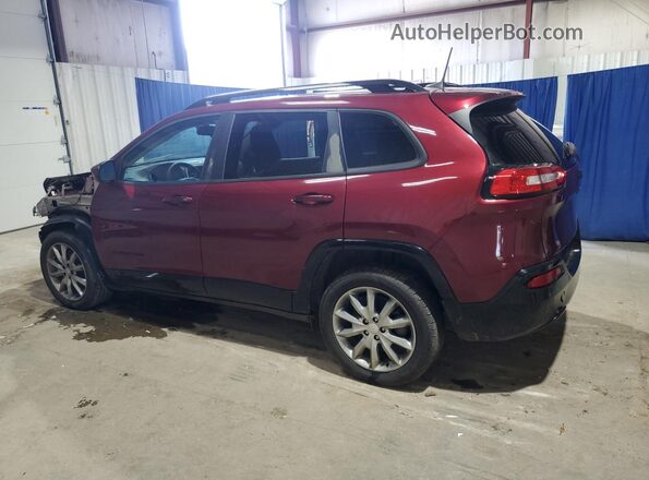 1C4PJLCB7JD612166 2018 JEEP CHEROKEE Maroon 