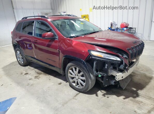 1C4PJLCB7JD612166 2018 JEEP CHEROKEE Maroon 