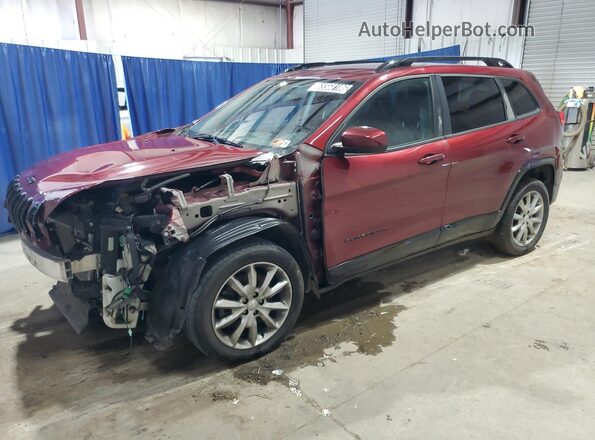 1C4PJLCB7JD612166 2018 JEEP CHEROKEE Maroon 