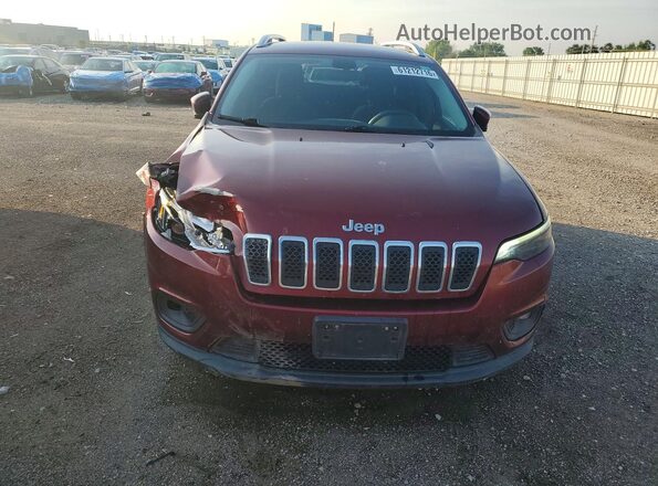 1C4PJLCB7KD145235 2019 JEEP CHEROKEE Maroon Vista frontal