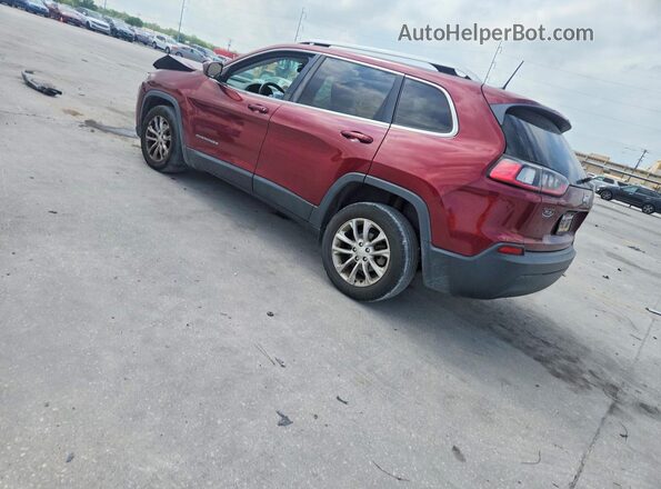 1C4PJLCB7KD145381 2019 JEEP CHEROKEE Темно-бордовый Задняя левая четверть
