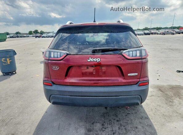 1C4PJLCB7KD145381 2019 JEEP CHEROKEE Темно-бордовый Вид сзади