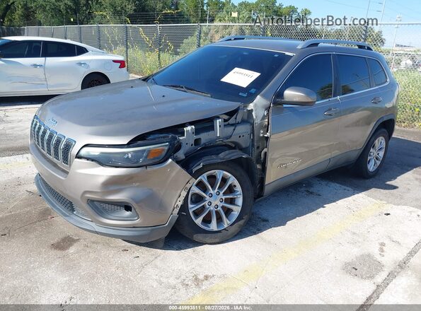 1C4PJLCB7KD301032 2019 JEEP CHEROKEE Gray Front view