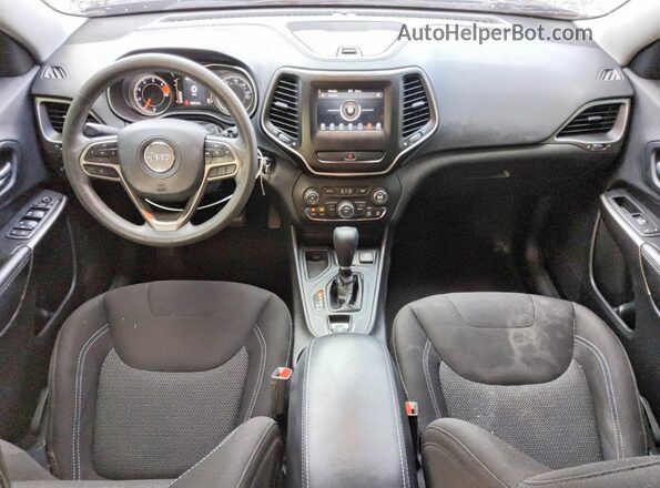 1C4PJLCB7KD358380 2019 JEEP CHEROKEE Black Widok deski rozdzielczej