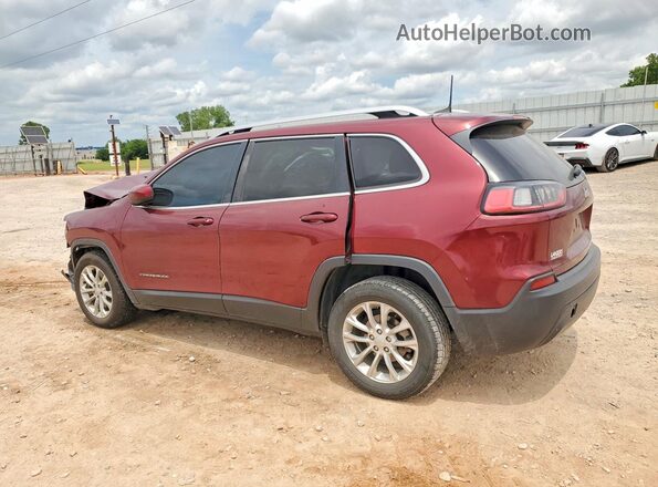 1C4PJLCB7KD365832 2019 JEEP CHEROKEE Burgundy Задня ліва чверть