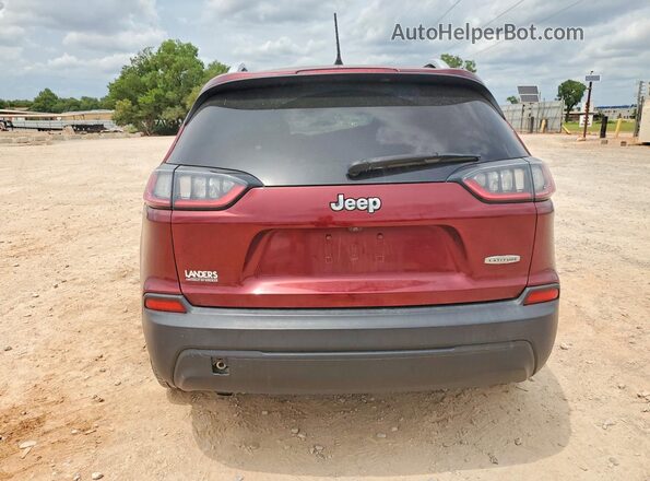 1C4PJLCB7KD365832 2019 JEEP CHEROKEE Burgundy Вид ззаду