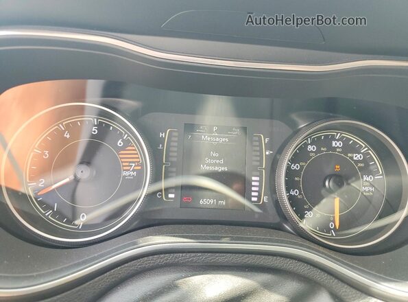 1C4PJLCB7LD648636 2020 JEEP CHEROKEE Black Widok zestawu wskaźników