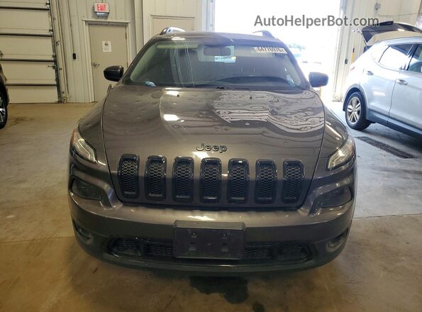 1C4PJLCB8JD552687 2018 JEEP CHEROKEE Gray Front view