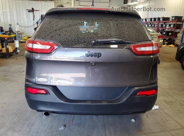 1C4PJLCB8JD552687 2018 JEEP CHEROKEE Gray Rear view