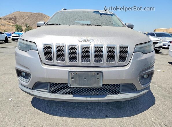 1C4PJLCB8KD284709 2019 JEEP CHEROKEE Серебряный Вид спереди