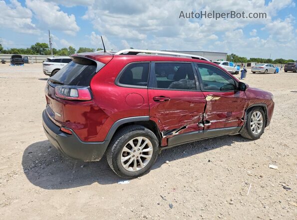 1C4PJLCB8LD581304 2020 JEEP CHEROKEE Burgundy Задня права чверть