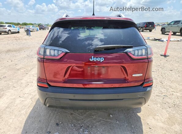 1C4PJLCB8LD581304 2020 JEEP CHEROKEE Burgundy Вид ззаду