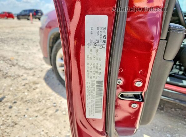 1C4PJLCB8LD581304 2020 JEEP CHEROKEE Burgundy Вид наклейки з VIN-кодом