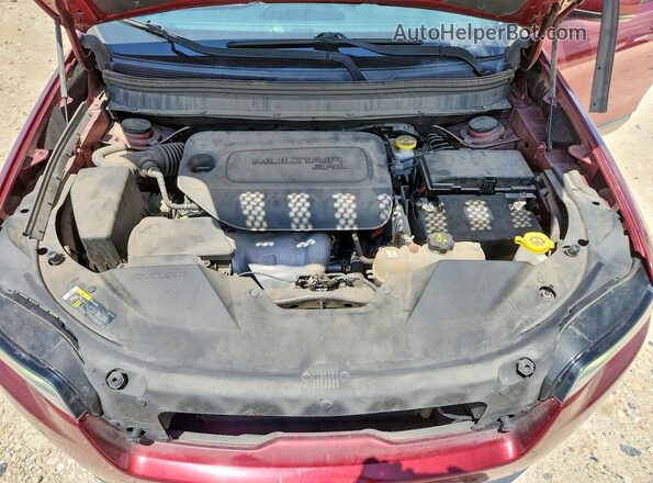 1C4PJLCB8LD581304 2020 JEEP CHEROKEE Burgundy Вид підкапотного простору