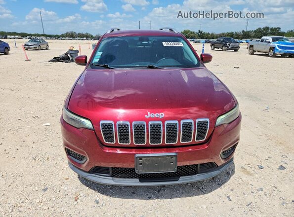 1C4PJLCB8LD581304 2020 JEEP CHEROKEE Burgundy Вид спереду
