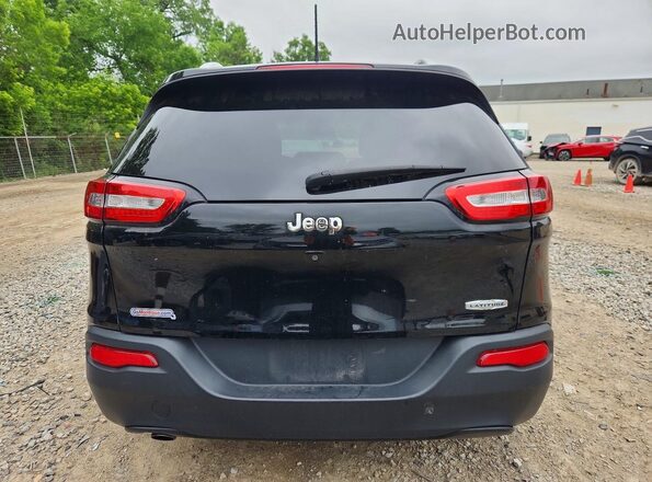 1C4PJLCB9HD221627 2017 JEEP CHEROKEE Black Widok z tyłu
