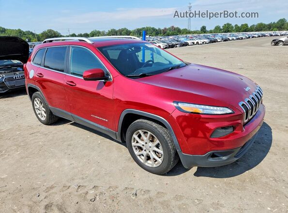 1C4PJLCB9HW623359 2017 JEEP CHEROKEE Burgundy Przód prawy