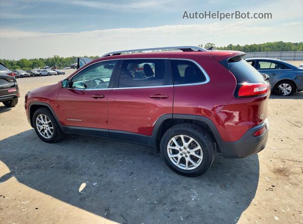 1C4PJLCB9HW623359 2017 JEEP CHEROKEE Burgundy Tył lewy