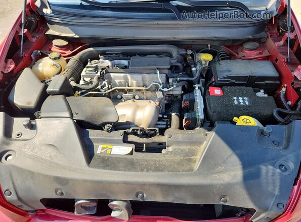 1C4PJLCB9HW623359 2017 JEEP CHEROKEE Burgundy Widok komory silnika