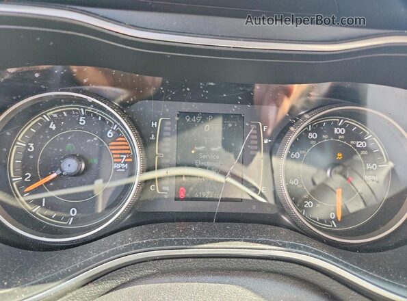 1C4PJLCB9KD109949 2019 JEEP CHEROKEE Черный Вид щитка приборов