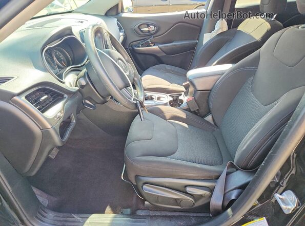 1C4PJLCB9KD109949 2019 JEEP CHEROKEE Черный Вид салона спереди