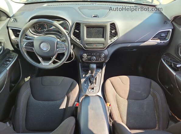 1C4PJLCB9KD109949 2019 JEEP CHEROKEE Черный Вид панели приборов