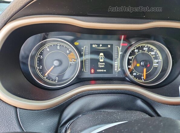 1C4PJLCBXHD233530 2017 JEEP CHEROKEE Gray Սարքավորումների վահանակի տեսք