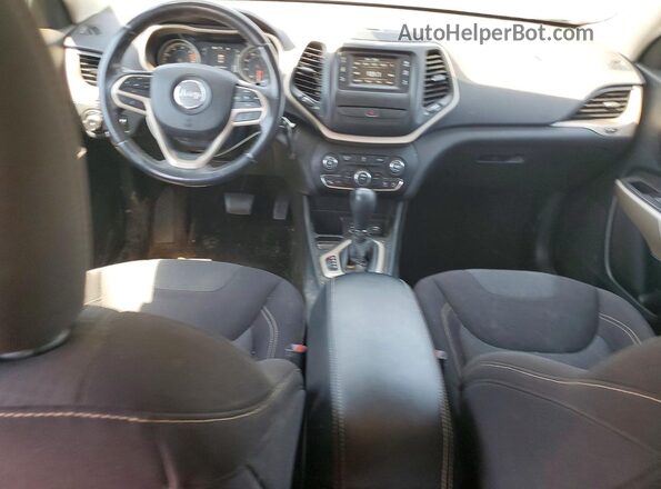 1C4PJLCBXHW643345 2017 JEEP CHEROKEE Black Widok zestawu wskaźników