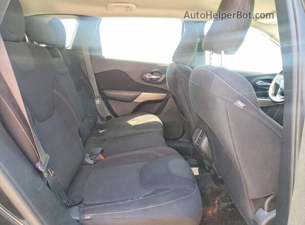 1C4PJLCBXHW643345 2017 JEEP CHEROKEE Black Widok komory silnika