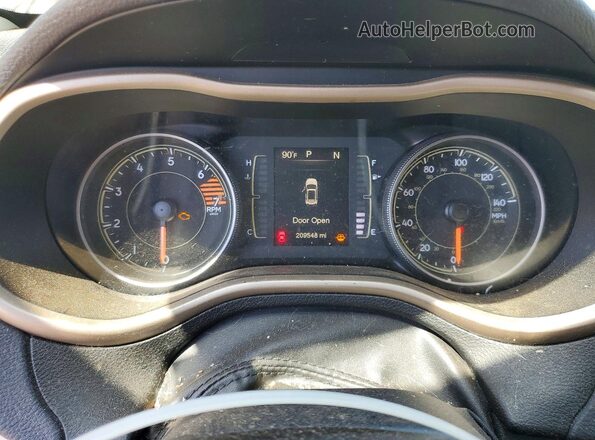 1C4PJLCBXHW643345 2017 JEEP CHEROKEE Black Widok tylnych siedzeń