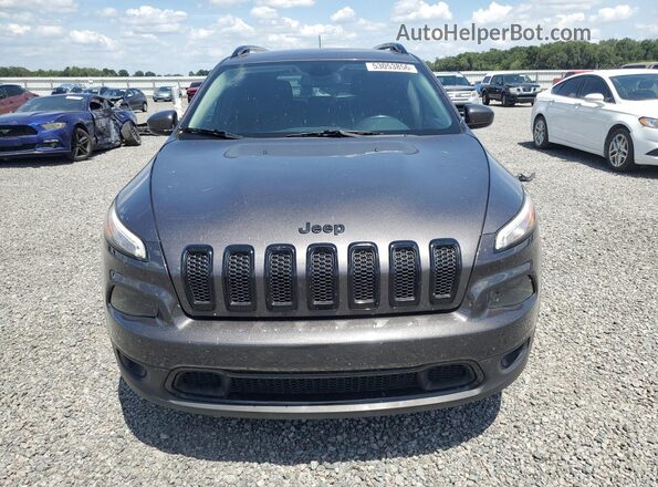 1C4PJLCBXJD544333 2018 JEEP CHEROKEE Gray Front view