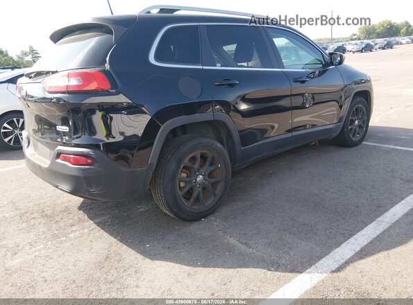 1C4PJLCBXJD566512 2018 JEEP CHEROKEE Черный Задняя правая четверть