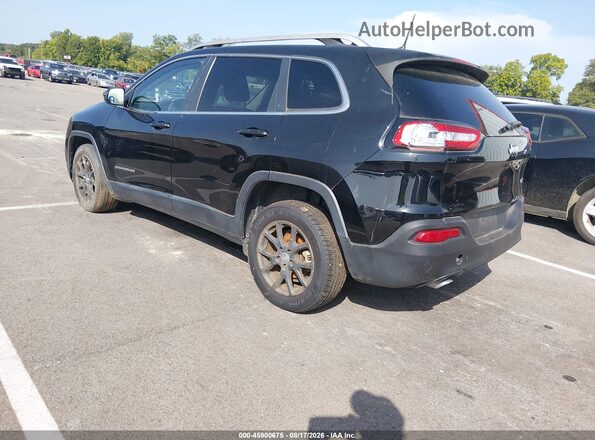 1C4PJLCBXJD566512 2018 JEEP CHEROKEE Черный Задняя левая четверть