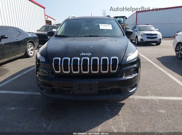 1C4PJLCBXJD566512 2018 JEEP CHEROKEE Черный Вид щитка приборов
