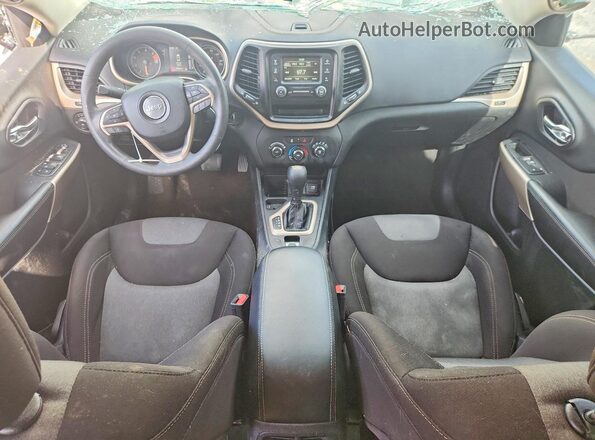 1C4PJLCBXJD566767 2018 JEEP CHEROKEE White Առջևի վահանակի տեսք