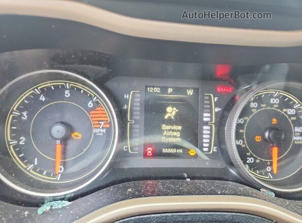1C4PJLCBXJD566767 2018 JEEP CHEROKEE White Սարքավորումների վահանակի տեսք