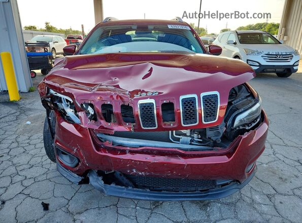 1C4PJLCBXKD110396 2019 JEEP CHEROKEE Красный Вид спереди