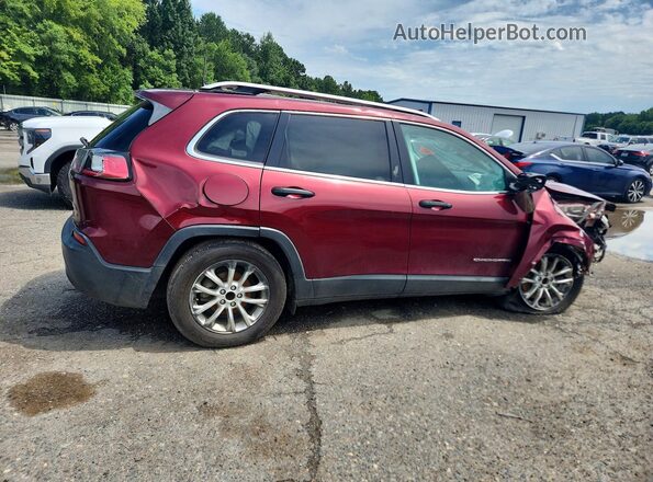 1C4PJLCBXKD241778 2019 JEEP CHEROKEE Burgundy Rear right