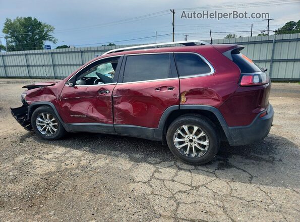 1C4PJLCBXKD241778 2019 JEEP CHEROKEE Burgundy Rear left