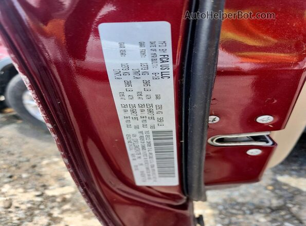 1C4PJLCBXKD241778 2019 JEEP CHEROKEE Burgundy VIN sticker view