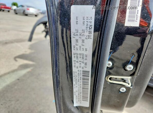 1C4PJLCBXKD262033 2019 JEEP CHEROKEE Black VIN კოდის სტიკერის ხედი