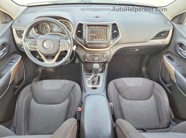 1C4PJLCS1HW663323 2017 JEEP CHEROKEE White Widok deski rozdzielczej