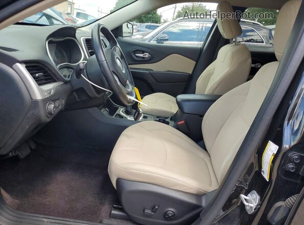 1C4PJLCS2GW207894 2016 JEEP CHEROKEE Black Widok wnętrza z przodu